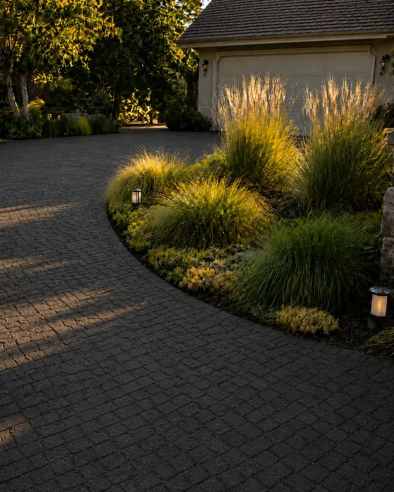 Permeable solutions driveway finish, visualization